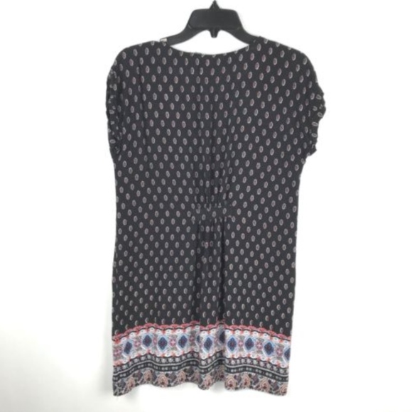 Kohl's Pink Rose Boho Cap Sleeve Shift Dress - Picture 5 of 5